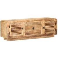vidaXL TV Cabinet 120x30x40 cm Rough Mango Wood