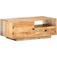 Solid Mango Wood Coffee Table Home Wooden Accent Couch Sofa Tea vidaXL