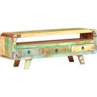 vidaXL TV Cabinet 117x30x41 cm Solid Reclaimed Wood