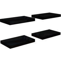 Floating Wall Shelves Bookcase Storage Rack Display Hanging Shelf MDF vidaXL