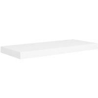 vidaXL Floating Wall Shelf White 60x23.5x3.8 cm MDF