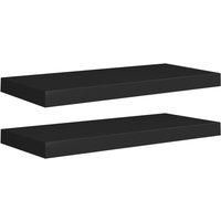 Floating Wall Shelves Bookcase Storage Rack Display Hanging Shelf MDF vidaXL