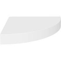 Floating Corner Shelf Wall-Mounted Hanging Shelf Wall Display Shelf MDF vidaXL