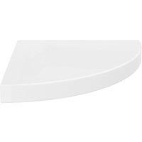 Floating Corner Shelf Wall-Mounted Hanging Shelf Wall Display Shelf MDF vidaXL