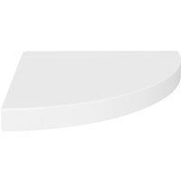 Floating Corner Shelf Wall-Mounted Hanging Shelf Wall Display Shelf MDF vidaXL