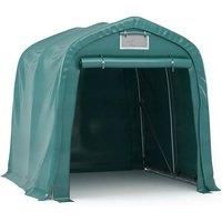 vidaXL Garage Tent Outdoor Canopy Carport Tent Vehicle Tool Shed Storage Shelter Car Gazebo Portable Item Marquee for Bike PVC Green