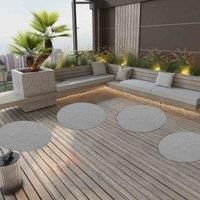 Artificial Grass with Studs Fake Lawn Turf Garden Fake Grass Round vidaXL