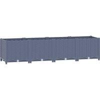 Raised Bed Polypropylene Garden Planter Pot Planting Box Flower Pot vidaXL
