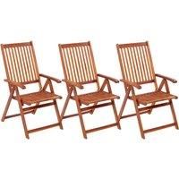 2/3/4/6/8x Solid Acacia Wood Folding Garden Chairs Wooden Furniture Set vidaXL