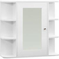 Bathroom Mirror Cabinet MDF Washroom Vanity Furniture Multi Colours vidaXL