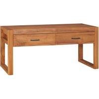 Vidaxl Tv Cabinet 100X40X45 Cm Teak Wood, Brown