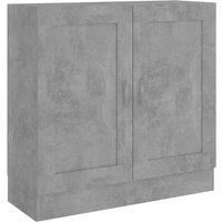 vidaXL Book Cabinet Concrete Grey 82.5x30.5x80 cm Engineered Wood