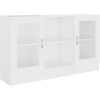Vitrine Cabinet Sideboard Storage Organiser Cupboard Engineered Wood vidaXL
