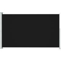 vidaXL Patio Retractable Side Awning 180x300 cm Black, Black