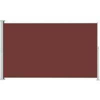 vidaXL Patio Retractable Side Awning 180x300 cm Brown, Brown