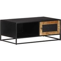 vidaXL Coffee Table 90x50x35 cm Rough Mango Wood