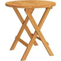 vidaXL Bistro Table Ø46x47 cm Solid Wood Acacia
