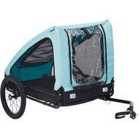 vidaXL Pet Trailer Blue And Black, Blue