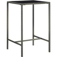 Garden Bar Table Poly Pub Multi Colours 130x60x110 cm/70x70x110 cm vidaXL