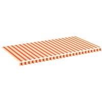 VidaXL Replacement Fabric for Awning Yellow and Orange 6x3 m