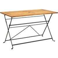 Acacia Wood Garden Table Outdoor Dining Table 120x70x74cm/160x85x74cm vidaXL