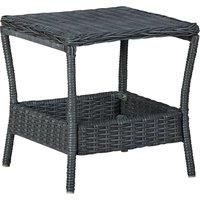 Garden Table Poly Rattan Patio Dining Table Furniture Multi Colours vidaXL