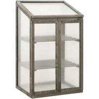 VidaXL Greenhouse 60x45x100 cm Firwood