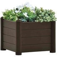 Garden Raised Bed Outdoor Planter Balcony Pot Plant Box Flower Box PP vidaXL