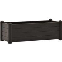 vidaXL Garden Raised Bed PP Anthracite 100x43x35cm