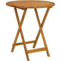 Folding Garden Table Outdoor Dining Table Side Table Solid Wood Acacia vidaXL
