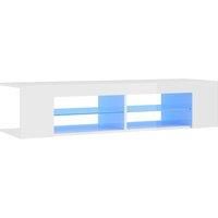 TV Cabinet with LED Lights Bedroom Console HiFi Cabinet Multi Colors vidaXL