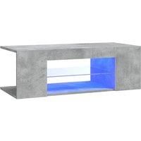 TV Cabinet with LED Lights 90x39x30 cm Bedroom Furniture Multi Colours vidaXL