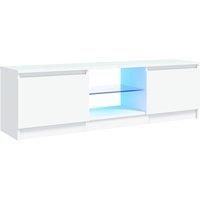 TV Cabinet with LED Lights 140x40x35.5 cm/120x30x35.5 cm Multi Colours vidaXL