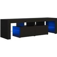 TV Cabinet with LED Lights HiFi Cabinet Entertainment Centre TV Unit vidaXL