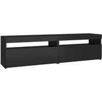 1/2x TV Cabinet with LED Lights TV Stand Unit Multi Colours Multi Sizes vidaXL