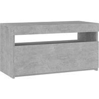 1/2x TV Cabinet with LED Lights TV Stand Unit Multi Colours Multi Sizes vidaXL