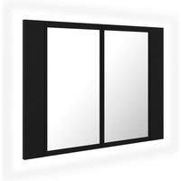LED Bathroom Mirror Cabinet Washroom Mirror Storage Cupboard Organiser vidaXL