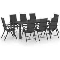 Garden Dining Set Outdoor Table and Chairs Multi Sizes 3/5/7/9 Piece vidaXL