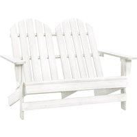 2-Seater Garden Adirondack Chair Outdoor Chair Armchair Solid Fir Wood vidaXL