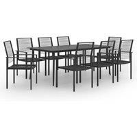 Garden Dining Set Patio Furniture Outdoor Table and Chairs 7/9 Piece vidaXL