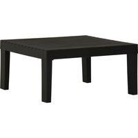 vidaXL Garden Lounge Table Plastic Grey