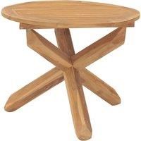 vidaXL Garden Dining Table 90x75 cm Solid Teak Wood
