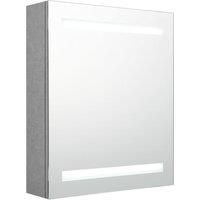 LED Bathroom Mirror Cabinet Washroom Wall Cabinet Storage Vanity Unit vidaXL