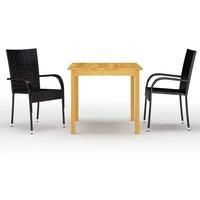 Garden Dining Set Patio Dinner Table and Chairs Multi Colours 3/5 Piece vidaXL