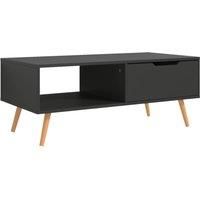 vidaXL Coffee Table Grey Engineered Wood Living Room Tea Accent Sofa