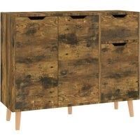 Sideboard Storage Side Cabinet Cupboard Home Organiser Engineered Wood vidaXL
