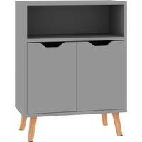 vidaXL Sideboard Grey 60x30x72 cm Engineered Wood, Grey