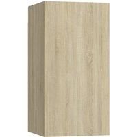 vidaXL TV Cabinet Sonoma Oak 30.5x30x60 cm Engineered Wood