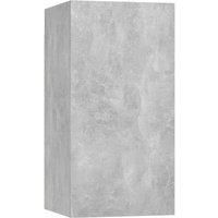 TV-Schrank Betongrau 30,5x30x60 cm Spanplatte