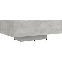 vidaXL Concrete Grey Coffee Table - 85x55x31 cm - Modern Design, Durable Engineered Wood Construction, Practical Living Room Furniture, Easy Assembly
